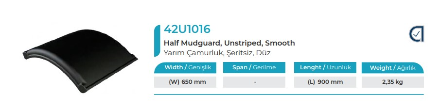 CAMURLUK 650 X 900 MM YARIM DUZ AYMKS